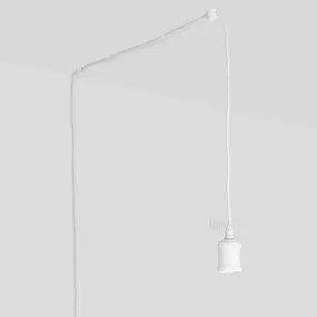 White Plug-In Pendant