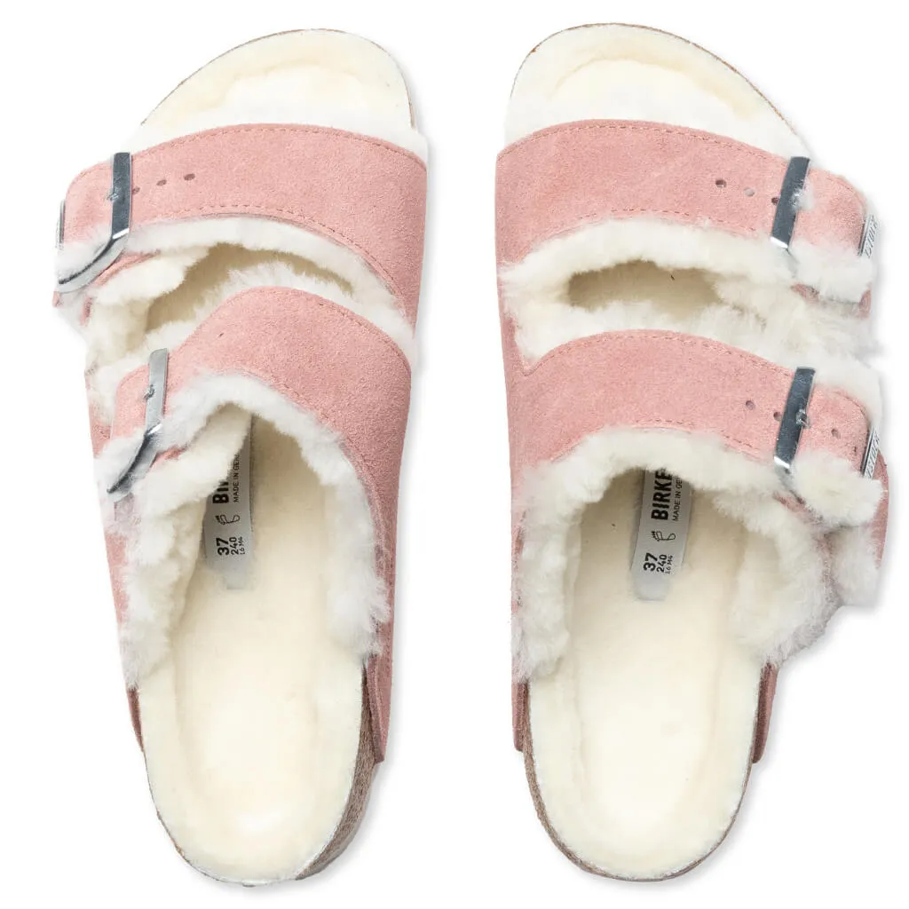 Women's Wide Arizona Shearling - Pink Clay