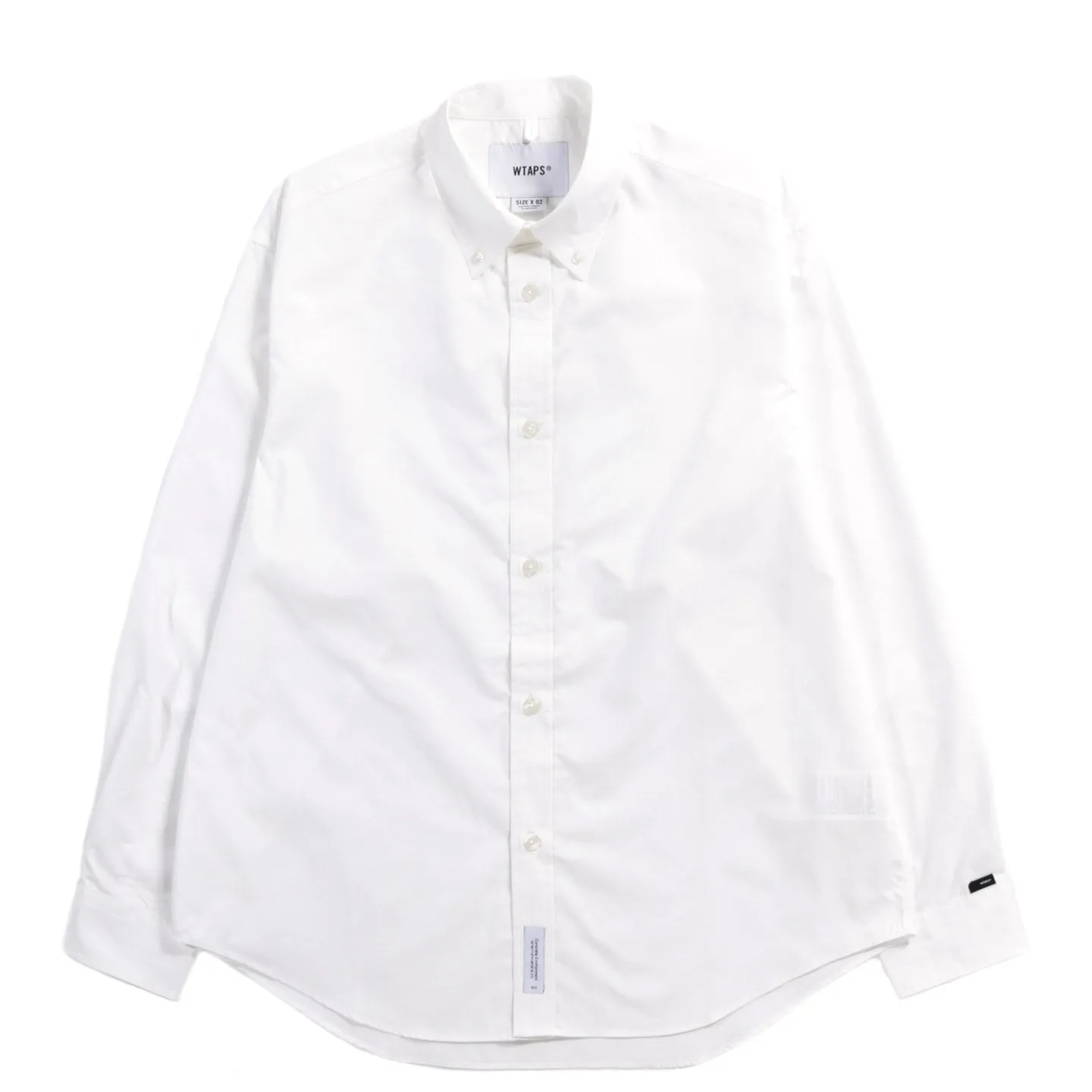 WTAPS BD 01 COOLMAX BROADCLOTH WHITE