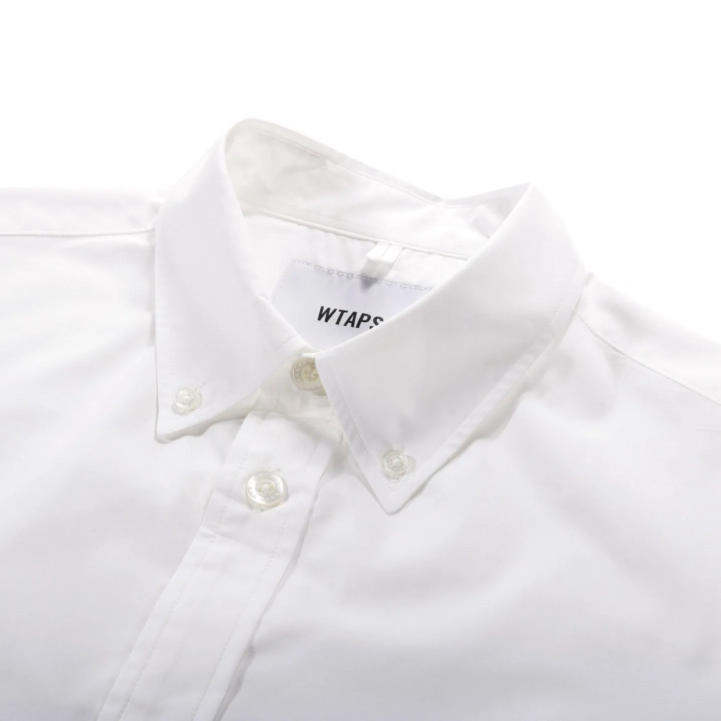 WTAPS BD 01 COOLMAX BROADCLOTH WHITE