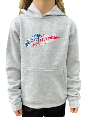 Youth American Flag Island Strong Hoodie