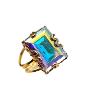 【ドイツ買付】ヴィンテージ SEIBOTH オーロラストーン リング/Vintage SEIBOTH Aurora Stone Ring